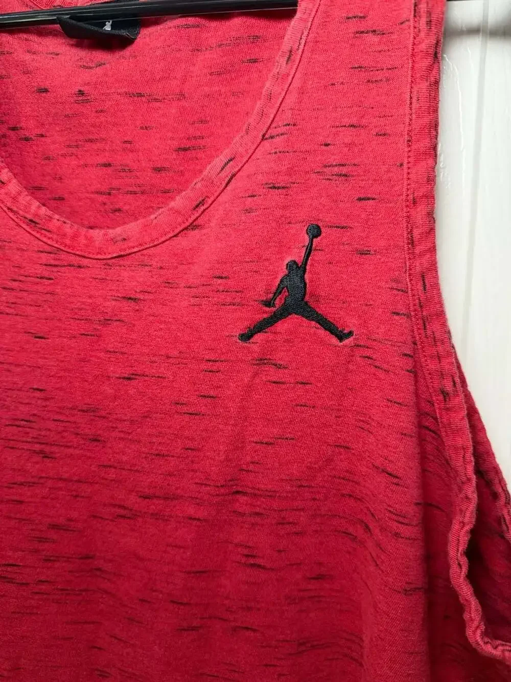 Jordan Jumpman Heathered Red Sleeveless Tank Top Men's XL